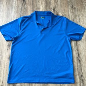 Men’s blue PGA tour polo